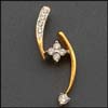 Gold Diamond Pendant - AE1314B - Click here to View more details about this Product